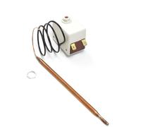 TERMOSTATO SCALDABAGNO C/SICUREZZA + DADO T85, 92-7°C, SONDA L.155mm,