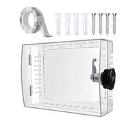 Termostato Scatola di Blocco | Resistente Protezione da Parete,Copertura con Serratura per Termostato a Parete,Per Casa Ufficio Ristorante Hotel Scuola Ospedale Dormitorio Proprietà Affitto