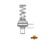 Termostato senza alloggiamento 725195 NRF per VW SEAT SKODA AUDI