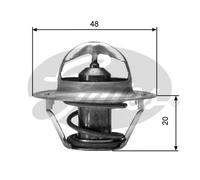 Termostato senza alloggiamento TH00391G2 GATES per AUDI VW FORD