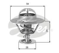 Termostato senza alloggiamento TH00782G1 GATES per HYUNDAI FORD KIA GALLOPER VW