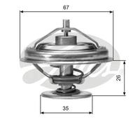 Termostato senza alloggiamento TH01880G1 GATES per MERCEDES-BENZ T1 Autobus