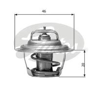 Termostato senza alloggiamento TH02791G1 GATES per CHRYSLER DODGE PLYMOUTH