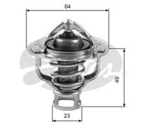 Termostato senza alloggiamento TH04082 GATES per NISSAN INFINITI