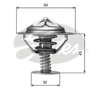 Termostato senza alloggiamento TH05977G1 GATES per HONDA ACURA