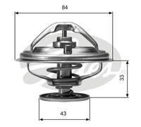 Termostato senza alloggiamento TH06582G1 GATES per BMW 7 8 5 5 Touring