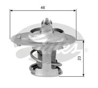 Termostato senza alloggiamento TH06691G1 GATES per PLYMOUTH CHRYSLER JEEP DODGE