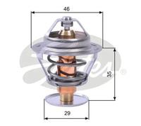 Termostato Refrigerante Gates TH10489G1 per Citroën Lada Nissan Peugeot Rover