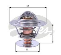 Termostato senza alloggiamento TH11292G1 GATES per OPEL KADETT E Hatchback