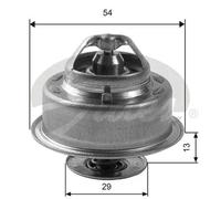 Termostato senza alloggiamento TH14488G1 GATES per VOLVO 240 240 Kombi 66 940