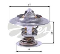 Termostato senza alloggiamento TH26590G1 GATES per VOLVO RENAULT