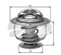 Termostato senza alloggiamento TH29988G1 GATES per HYUNDAI ACCENT I LANTRA II