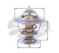Termostato senza alloggiamento TH43688G1 GATES per JAGUAR PEUGEOT CITROËN