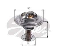 GATES TH45688G1 Termostato motore