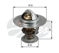 Gates Termostato motore TH50292G1 92°C per Ford Fiesta Mk6 (JA8, JR8)
