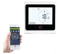 Termostato Smart Dualband 2.4G/5G per Caldaia Gas(GBLW，White/Black) | Schermo touch LCD, programmazione settimanale 5+2, app gratuita iOS Android, controllo remoto ovunque