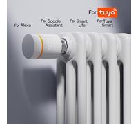 Termostato Smart Regolabile per Radiatore Zigbee con Manopola Controllo Manuale