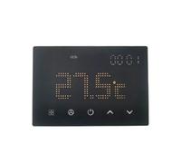 Termostato Smart Tuya Wi-Fi Touch cronotermostato digitale programmabile nero da incasso Ettroit