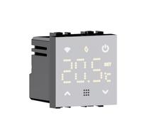 Termostato Smart Tuya Wi-Fi Touch digitale da incasso bianco compatibile anche con BTicino Livinglight