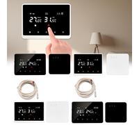 Termostato Smart Wi-Fi Termostato Programmabile con Ricevitore RF Controllo Voca