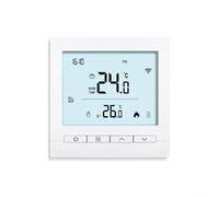 Termostato Smart WiFi per Riscaldamento - Controllo App per tuya per alexa Google - Cronotermostato Digitale Programmabile 6 Fascie Orarie Display LCD 8.5x8.5cm(Water heating)