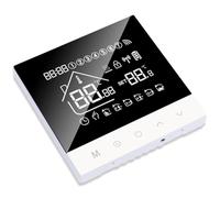 Termostato Smart WiFi per riscaldamento elettrico a pavimento e caldaie a parete, controllo della temperatura programmabile per 7 giorni con app per Android e iOS, nero