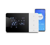Termostato Smart WiFi Tuya per Caldaie a Gas | Telecomando per app per Tuya, per Alexa, programmabile 7 giorni su 7, doppia alimentazione, protezione antigelo