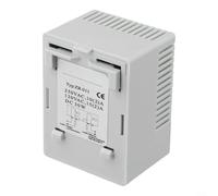 Termostato su guida DIN, regolatore di temperatura meccanico compatto termostato interruttore regolatore di temperatura per apparecchiature antincendio (ZR011 rosso + blu)