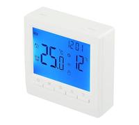 Termostato, Termostato Caldaia Digitale Parete per Riscaldamento Programmabile 3A Termostato Regolatore di Temperatura Ambiente Digitale LCD Termostati Sensore Incorporato per Riscaldamento Ambiente