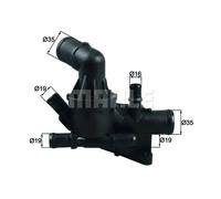 Termostato TH 54 80 MAHLE per NISSAN RENAULT