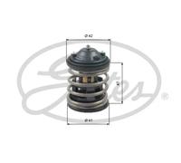 GATES TH47487G1 Termostato motore con guarnizioni 87°C