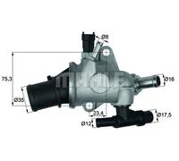 MAHLE ORIGINAL TI 142 83 Termostato motore