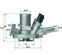 Mahle Original Termostato motore G.1088.80 per refrigerante