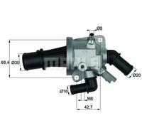 Termostato TI 153 88 MAHLE per OPEL SUZUKI