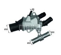 Termostato TI 157 88 MAHLE per ALFA ROMEO LANCIA