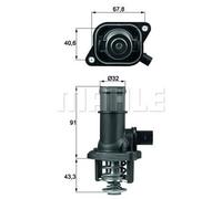 Termostato TI 16 105 MAHLE per AUDI VW SKODA