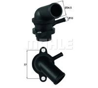 MAHLE ORIGINAL TI 240 87D Termostato motore