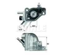 Mahle Original Termostato TI 5 92 – refrigerante per Chevrolet, Opel, Saab, Vauxhall