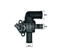 Termostato TI 53 90 MAHLE per SMART CITY-COUPE ROADSTER CABRIO FORTWO Coupé
