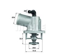MAHLE TI 55 92D Termostato motore con guarnizione 92°C Compatibilità con OPEL Zafira A T98 Astra G CC T98 Astra G Coupe T98 ASTRA G Cabriolet F67 Astra G Caravan T98 Astra G Sedan T98
