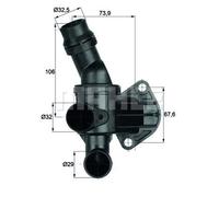 Termostato TI 6 87 MAHLE per AUDI VW SEAT SKODA