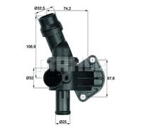 Termostato TI 8 87 MAHLE per SKODA VW SEAT AUDI