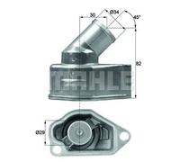 MAHLE Termostato Liquido Refrigerante 92°C per Opel Frontera B Astra Cabriolet