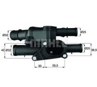 Termostato TM 1 105 MAHLE per AUDI VW SKODA