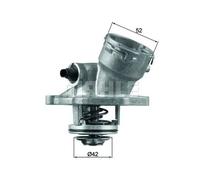 Termostato TM 45 100D MAHLE per MERCEDES-BENZ DEUTZ-FAHR