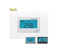 Termostato touch digitale per Bticino Living Now incasso 503 bianco sabbia nero