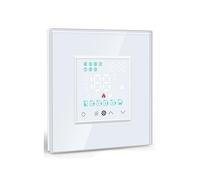 Termostato touch screen for scaldabagno elettrico for riscaldamento a pavimento, regolatore remoto temperatura casa(LED White Boiler)