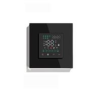 Termostato touch screen for scaldabagno elettrico for riscaldamento a pavimento, regolatore remoto temperatura casa(LED Black Electric)