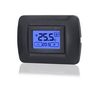 Termostato touch screen Geca da incasso antracite a batteria 35311653