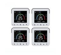 Termostato Tuya, regolatore di temperatura e umidità del condizionatore d'aria, touch screen LCD con alimentazione USB(4 Pcs-01)